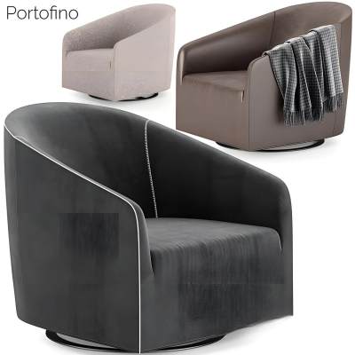 现代布艺单人沙发-35